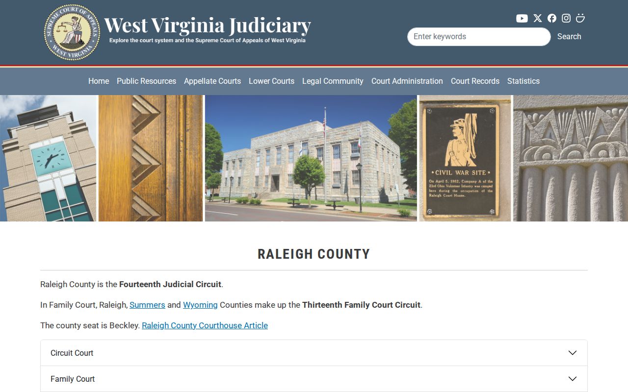 Raleigh County release records court and clerk contacts